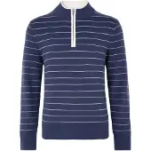 Vantory Pullover azul escuro / branco