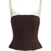 Hzl the label Top castanho