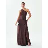 BWLDR Vestido de festa 'Aalia' castanho