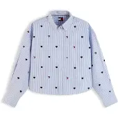 Tommy Hilfiger Blusa marinho / azul claro / vermelho cereja / branco
