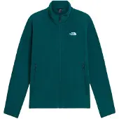 The North Face Casaco de velo 'Glacier' azul ciano / branco