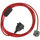 Creative Cables Porta-lâmpada Com Cabo Snakebis Shade Ready E27