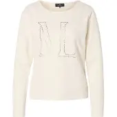 Monari Camisa transparente / branco / branco pérola