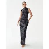 BWLDR Vestido de festa 'Ana' preto