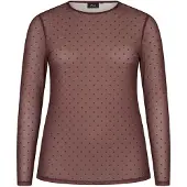Zizzi Blusa 'EBRITT' castanho
