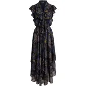 Ralph Lauren Vestido navy / azul real / castanho