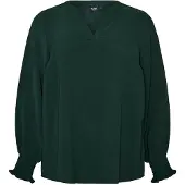 Zizzi Blusa verde escuro