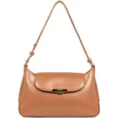 LANCASTER PARIS Mala de ombro 'Suave Evenly' castanho