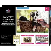 Zieler Kit De Pintura Paint By Numbers Dogs