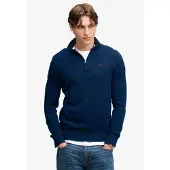 Superdry Suéter Com Meia-zíper Prep Essential Cotton