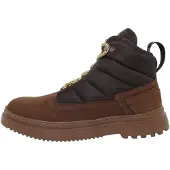 Colmar para homem. SNOWER-T Botas de Pele Snower Tones castanho (46), Couro, Marrom, Plano, Cordão, Casual