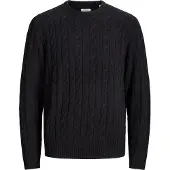 JJ REBEL Pullover 'JREBLUCA' preto