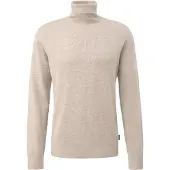 QS Pullover bege mosqueado