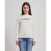 EA7 para mulher. 7W001546_AF26684 Camisola Vela branca (L), Branco, Casual, Poliéster