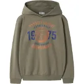 Name it Sweatshirt 'NKMVILDAR' azul escuro / cáqui / laranja