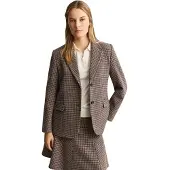 Gant para mulher. 4770370 Americanas Reg Pied-de-poule taupe (40), Clássico, Poliéster