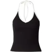 Urban Classics Top preto / branco