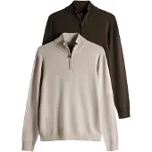 The Set Pullover creme / chocolate