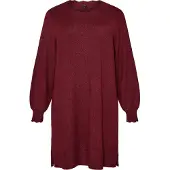 Zizzi Vestido de malha 'CASunny' vermelho vinho