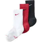 Nike Meias de desporto vermelho / preto / branco