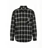Opal Studio Camisa ' Kammie Tartan ' cinzento