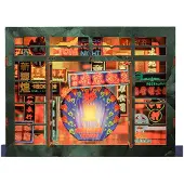 Cutebee Quebra-cabeça 3d Book Nook Hong Kong Neon Light