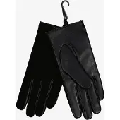 Gant para mulher. 4930079 Luvas de couro preto (M), Clássico, Pele