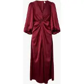 Y.A.S Vestido de festa 'YASTHEA' merlot