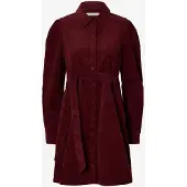 Selected Vestido Longo De Manga Comprida Runa