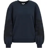 We fashion Sweatshirt azul escuro / preto