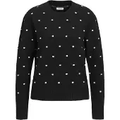 JJ REBEL Pullover 'JREBWLAUREN' preto / branco