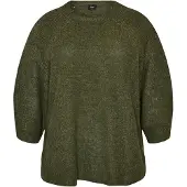 Zizzi Pullover 'WINNIE' verde