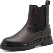 Tamaris Botas chelsea castanho escuro