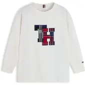 Tommy Hilfiger Camisola navy / vermelho escuro / preto / branco