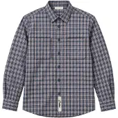 Prohibited Camisa navy / vermelho escuro / branco
