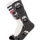 Disney Meias 'Star Wars' cinzento escuro / vermelho fogo / preto / branco