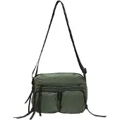 Mindesa Mala de ombro verde / preto