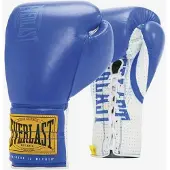 Everlast Luvas De Boxe De Couro Artificial 1910 Sparring Laced