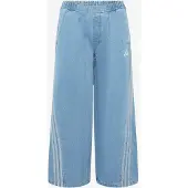 Adidas Calças de desporto azul ganga / cinzento claro