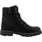 Tom Tailor Botas com atacadores preto