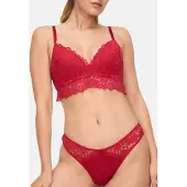 Hunkemoller Tanga 'Andrea' vermelho