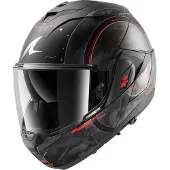 Shark Oxo Gang Capacete Mate/Preto/Antracite/Vermelho M