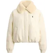 Ralph Lauren para mulher. 211A97141004 Jaqueta acolchoada de penas bege (L), Casual, Polister Reciclado