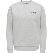 Only & Sons Sweatshirt 'ONSCERES' safira / antracite / acinzentado / lagosta
