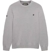 Superdry para homem. M6110717A Camisola Preppy Cotton cinzenta (XL), Casual, Cinza, Tecido