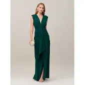 SAVEL Vestido de festa 'VIANNA' verde escuro