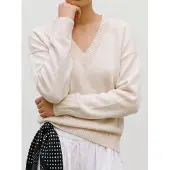 Vero Moda Pullover 'VMSif' bege claro