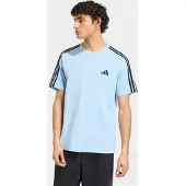 Adidas Camisa funcionais 'Essentials' azul claro / preto