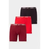 Nike Boxers castanho escuro / vermelho / bordeaux / branco