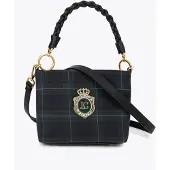 Lola Casademunt Mala de ombro navy / ouro / abe / branco natural